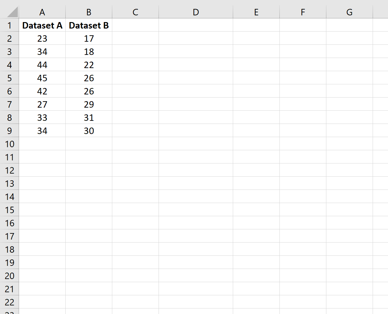 Как рассчитать сходство косинуса в Excel