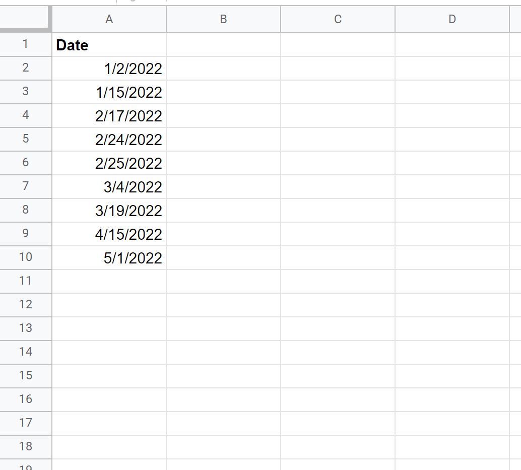 Как добавить месяцы к дате в Google Таблицах (с примерами)