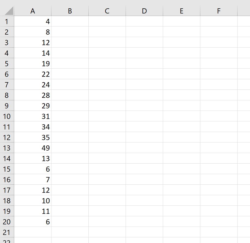 Как выбрать каждую N-ю строку в Excel (с примером)
