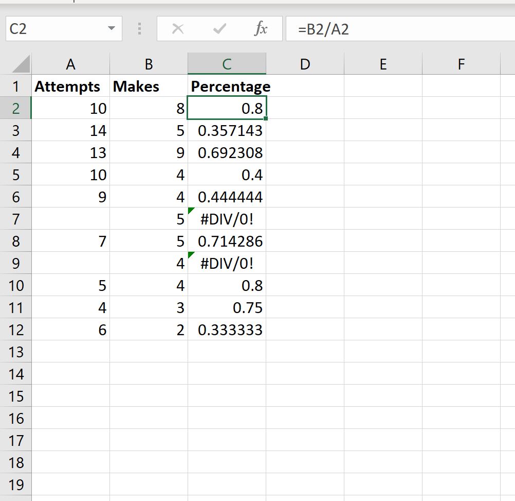 Excel: как использовать ЕСЛИОШИБКА, затем пусто